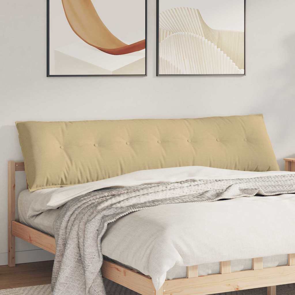 Rugkussen Grijs groen 200 x 50 cm Cordstof image 1