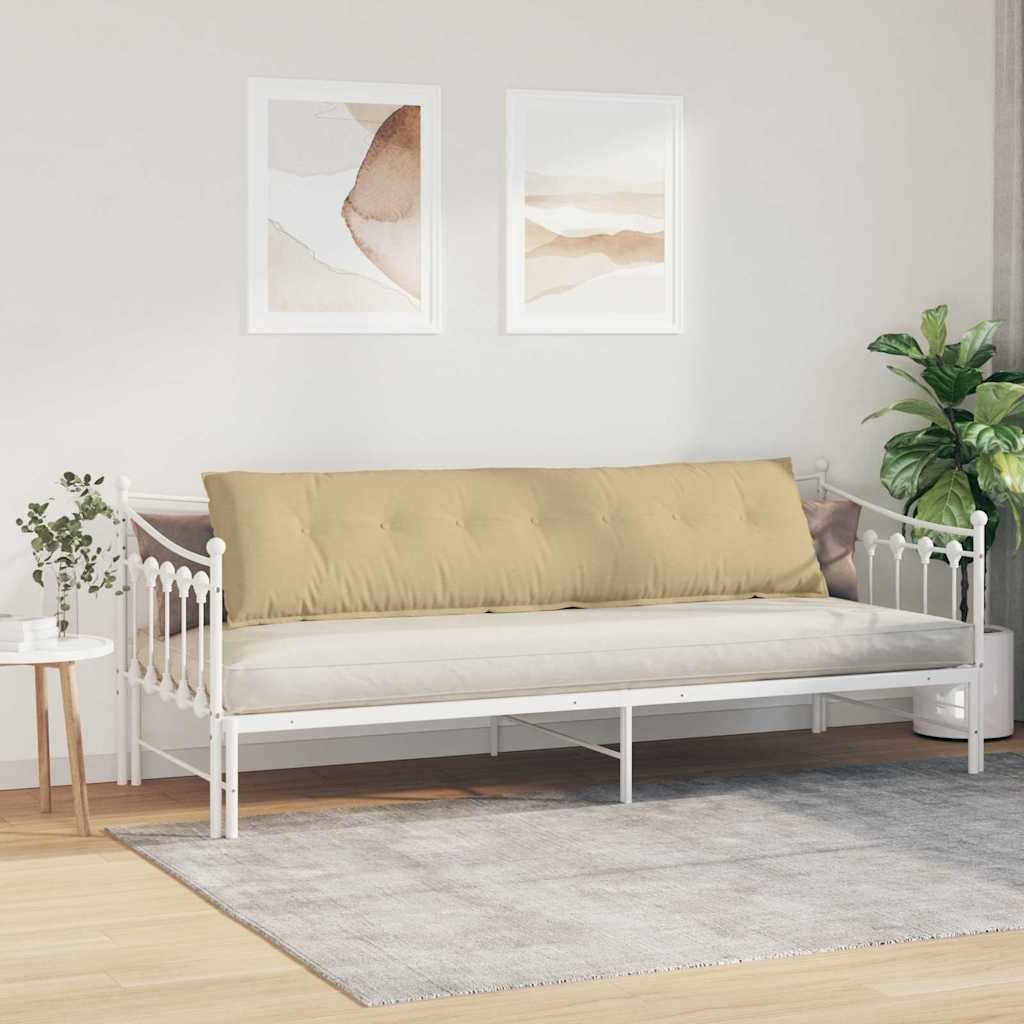 Rugkussen Grijs groen 200 x 50 cm Cordstof image 4