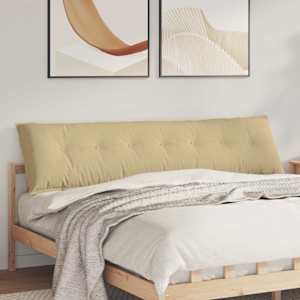 Polštář na záda Šedozelená 200 x 50 cm Žebrovaná látka - obrázek 1