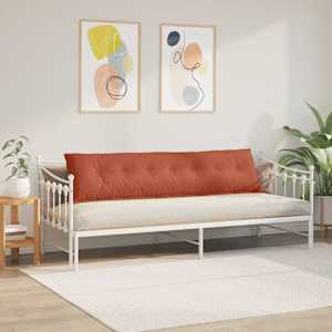 Polštář na záda Červená oranžová 200 x 50 cm Žebrovaná látka - obrázek 4