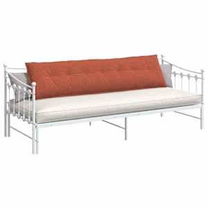 Polštář na záda Červená oranžová 200 x 50 cm Žebrovaná látka - obrázek 3