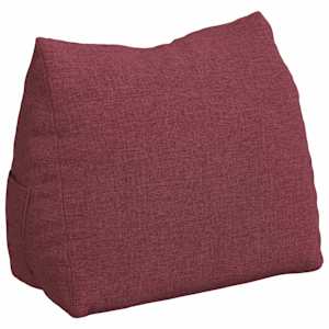 vidaXL Seljatugi padi Veinpunane 45 x 20 x 35 cm kangas