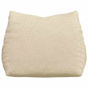 Polštář na záda Krémová 45 x 20 x 35 cm textil - obrázek 6