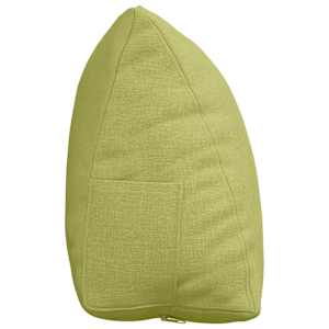 Polštář na záda Světlá zelená 45 x 20 x 35 cm textil - obrázek 7