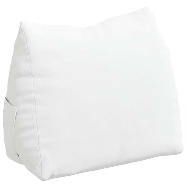 vidaXL Seljatugi padi Valge 45 x 20 x 35 cm kangas