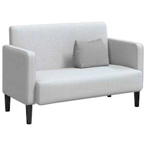 Polštář na záda Oblačno šedá 45 x 20 x 35 cm textil - obrázek 3