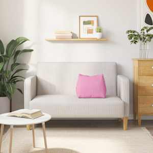 Polštář na záda Růžová 45 x 20 x 35 cm textil - obrázek 4