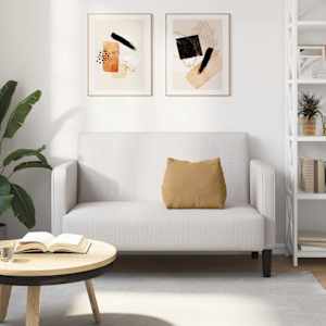 Polštář na záda Hnědá 45 x 20 x 35 cm Žebrovaná látka - obrázek 4