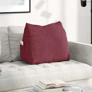 Polštář na záda Víno Červené 60 x 20 x 50 cm textil - obrázek 1