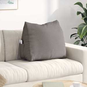Polštář na záda Taupe 60 x 20 x 50 cm textil - obrázek 1