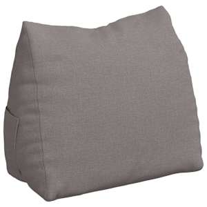 Polštář na záda Taupe 60 x 20 x 50 cm textil - obrázek 2