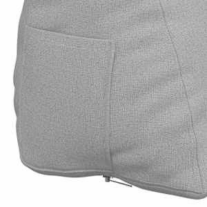Polštář na záda Oblačno šedá 60 x 20 x 50 cm textil - obrázek 9