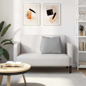 Polštář na záda Oblačno šedá 60 x 20 x 50 cm textil - obrázek 4