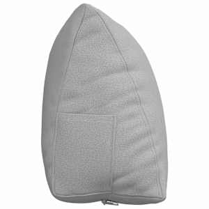 Polštář na záda Oblačno šedá 60 x 20 x 50 cm textil - obrázek 7