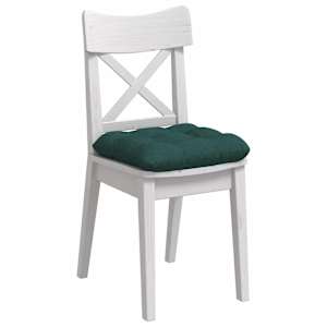 Polštáře na sedadla 4 pcs Tmavě zelená 45 x 45 x 12 cm textil - obrázek 3