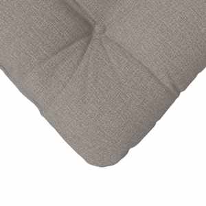Polštáře na sedadla 4 pcs Taupe 45 x 45 x 12 cm textil - obrázek 9