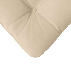 Polštáře na sedadla 4 pcs Krémová 45 x 45 cm Mikrovlákno - obrázek 9