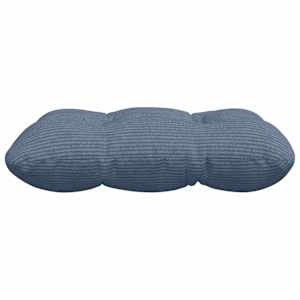 Polštáře na sedadla 4 pcs Modrá 45 x 45 cm Žebrovaná látka - obrázek 6