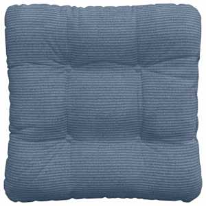 Polštáře na sedadla 4 pcs Modrá 45 x 45 cm Žebrovaná látka - obrázek 7