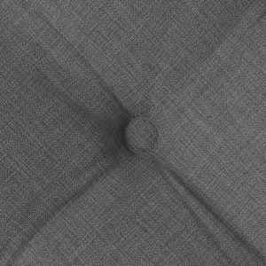 Polštáře na sedadla 4 pcs Tmavě šedá 40 x 40 x 6 cm textil - obrázek 8