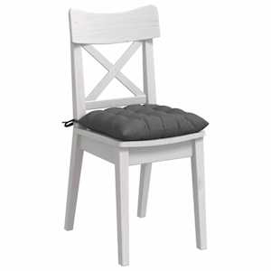 Polštáře na sedadla 4 pcs Tmavě šedá 40 x 40 x 6 cm textil - obrázek 3
