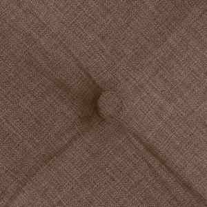 Polštáře na sedadla 4 pcs Hnědá 40 x 40 x 6 cm textil - obrázek 8