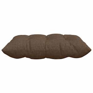 Polštáře na sedadla 4 pcs Hnědá 40 x 40 x 6 cm textil - obrázek 6