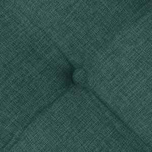 Polštáře na sedadla 4 pcs Tmavě zelená 40 x 40 x 6 cm textil - obrázek 8