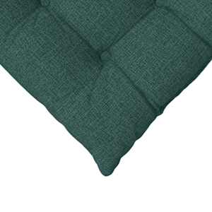 Polštáře na sedadla 4 pcs Tmavě zelená 40 x 40 x 6 cm textil - obrázek 9