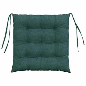 Polštáře na sedadla 4 pcs Tmavě zelená 40 x 40 x 6 cm textil - obrázek 7