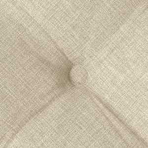 Polštáře na sedadla 4 pcs Krémová 40 x 40 x 6 cm textil - obrázek 8