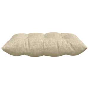 Polštáře na sedadla 4 pcs Krémová 40 x 40 x 6 cm textil - obrázek 6