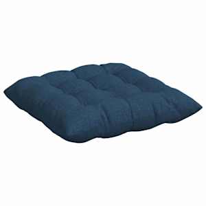 Polštáře na sedadla 4 pcs Modrá 40 x 40 x 6 cm textil - obrázek 5