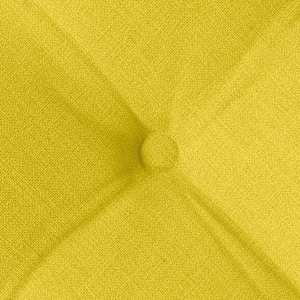 Polštáře na sedadla 4 pcs Světlá žlutá 40 x 40 x 6 cm textil - obrázek 8