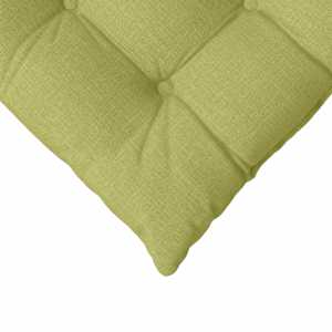 Polštáře na sedadla 4 pcs Světlá zelená 40 x 40 x 6 cm textil - obrázek 9