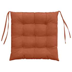 Polštáře na sedadla 4 pcs Červená oranžová 40 x 40 x 6 cm - obrázek 7