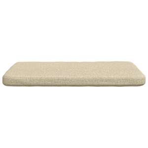 Polštáře na sedadla 4 pcs Krémová 40 x 40 x 3 cm textil - obrázek 6