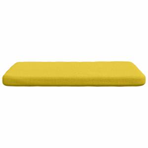 Polštáře na sedadla 4 pcs Světlá žlutá 40 x 40 x 3 cm textil - obrázek 6