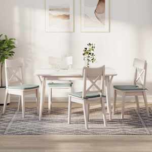 Sedežne blazine 4 pcs Svetlo siva 40 x 40 x 3 cm Žamet