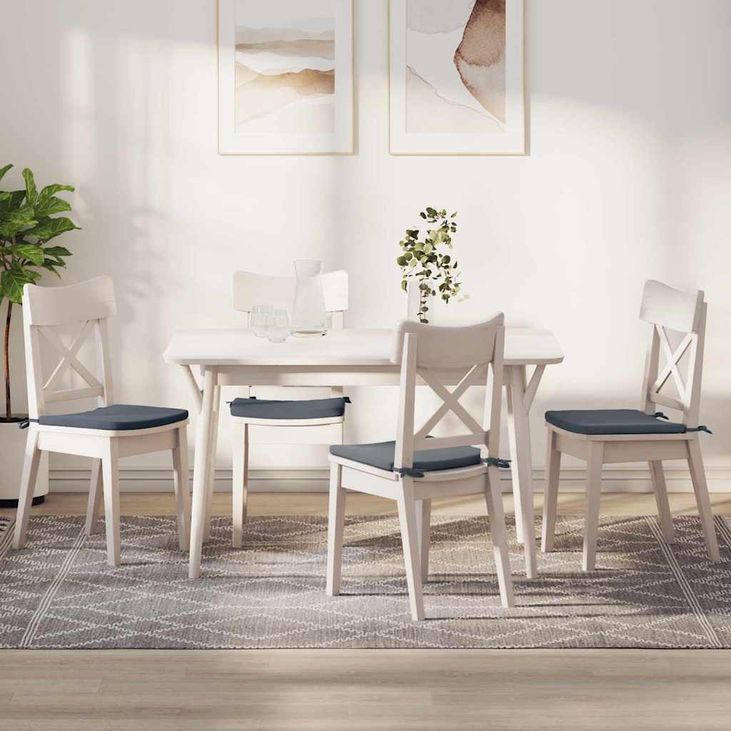 vidaXL Perne de Șezut 4 pcs Gri închis 40 x 40 x 3 cm Catifea