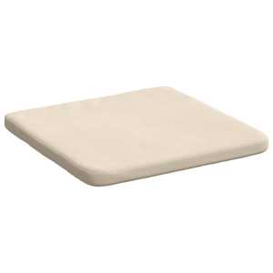 Polštáře na sedadla 4 pcs Béžová 40 x 40 x 3 cm Mikrovlákno - obrázek 5
