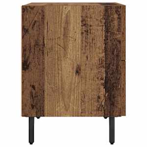 Noční skříňka se zásuvkou 2 pcs Staré dřevo 40 x 35 x 47,5 cm - obrázek 8