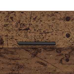 Noční skříňka 2 pcs Staré dřevo a černá 40 x 35 x 47,5 cm - obrázek 10