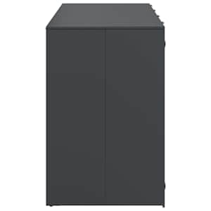Úložný box na 3 popelnice Antracit 340 x 77,5 x 115,5 cm Ocel - obrázek 7