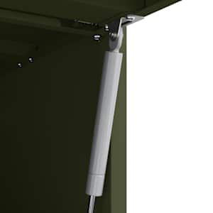 Stenska omara za garažo Olivno zelena 60 x 40 x 53 cm - slika 10