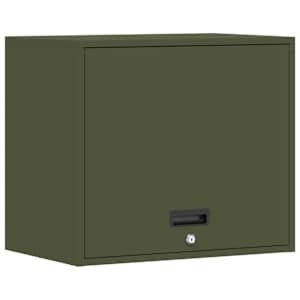 Stenska omara za garažo Olivno zelena 60 x 40 x 53 cm - slika 2