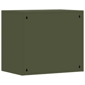 Stenska omara za garažo Olivno zelena 60 x 40 x 53 cm - slika 8