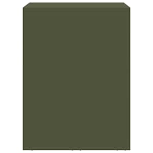 Stenska omara za garažo Olivno zelena 60 x 40 x 53 cm - slika 7