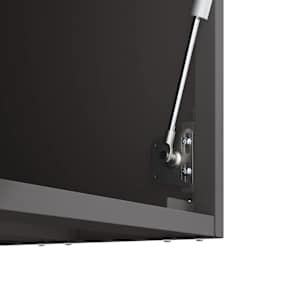 Stenska omara za garažo Črna 80 x 33 x 35 cm - slika 9