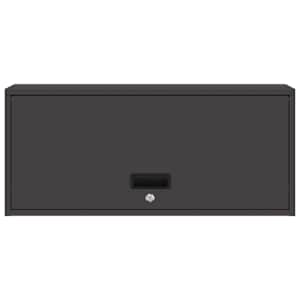 Stenska omara za garažo Črna 80 x 33 x 35 cm - slika 6